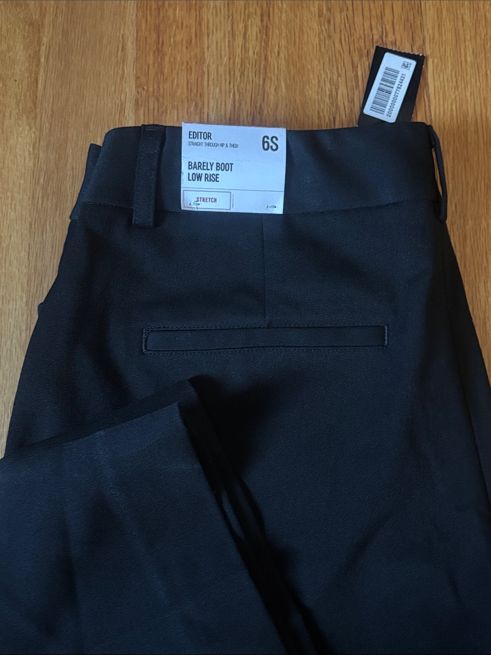 Express Barely Boot Low Rise Pants - Black